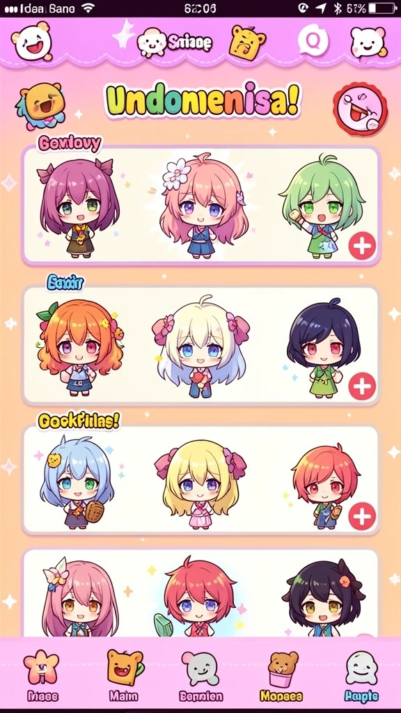 Tampilan kota dalam game yang penuh warna dan detail.