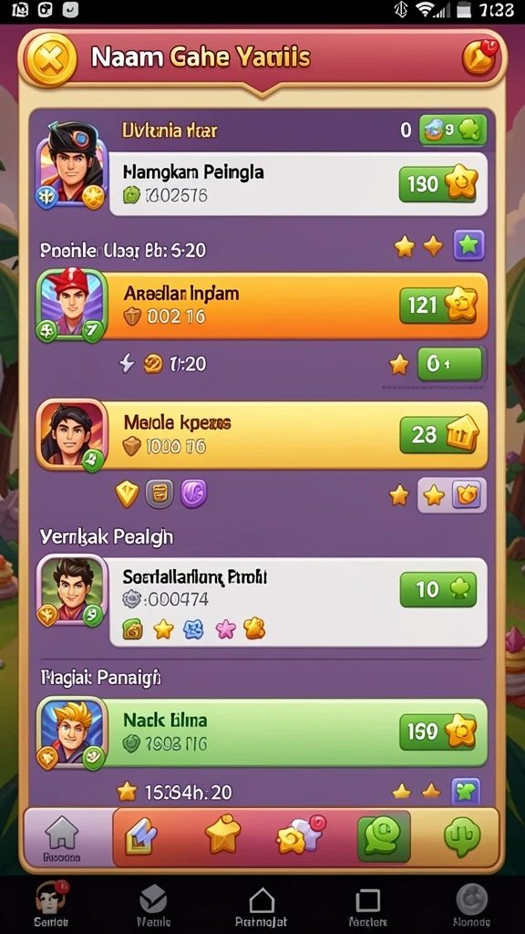 Tampilan menu utama ALEXIS500 yang intuitif.