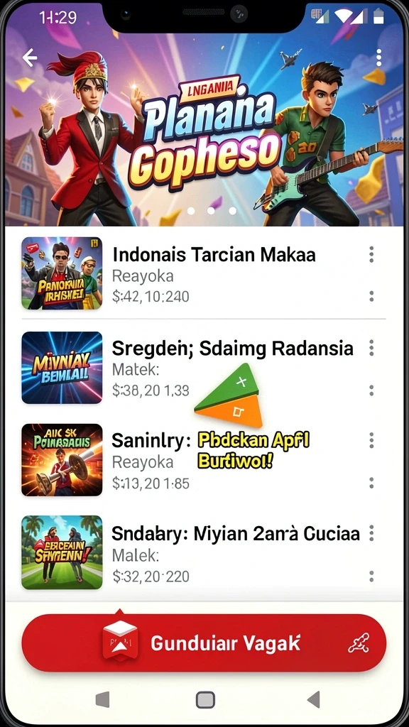 Tampilan grafis yang memukau saat bermain.