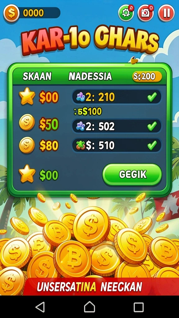 Tangkapan layar kedua menampilkan karakter yang siap untuk bertempur.