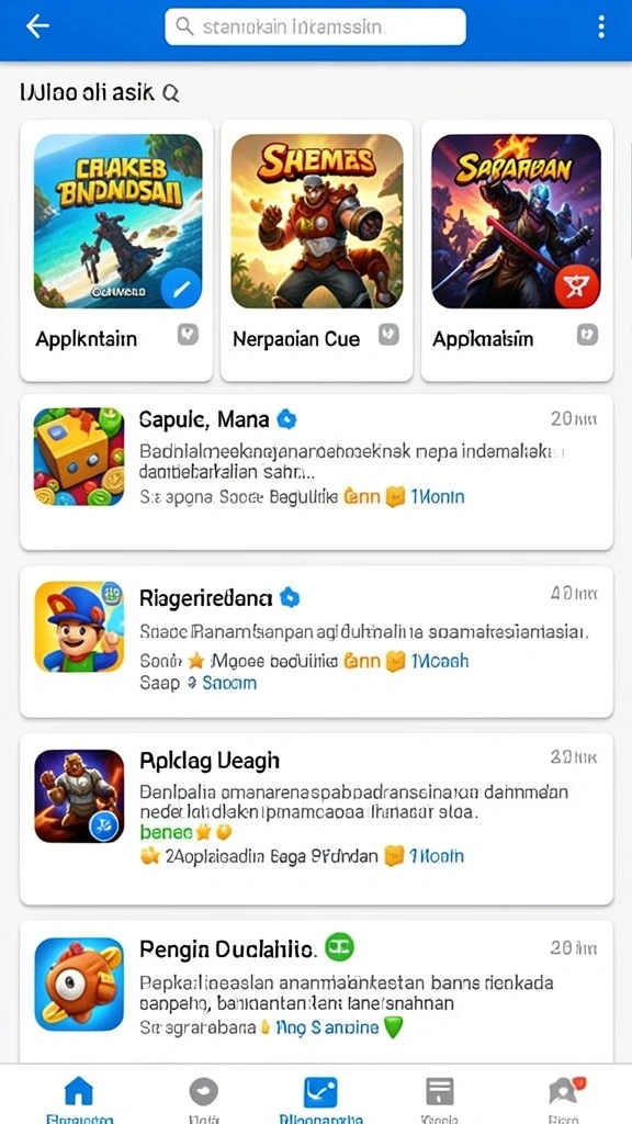 Screenshot gameplay yang menunjukkan tantangan seru di dalam permainan.