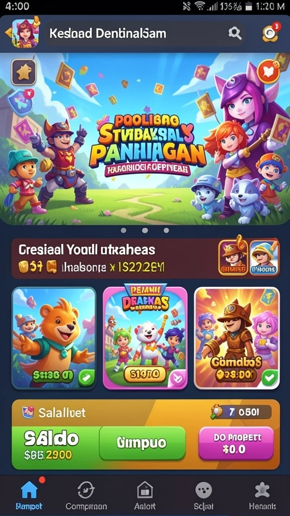 Mode permainan yang bervariasi dan menarik.