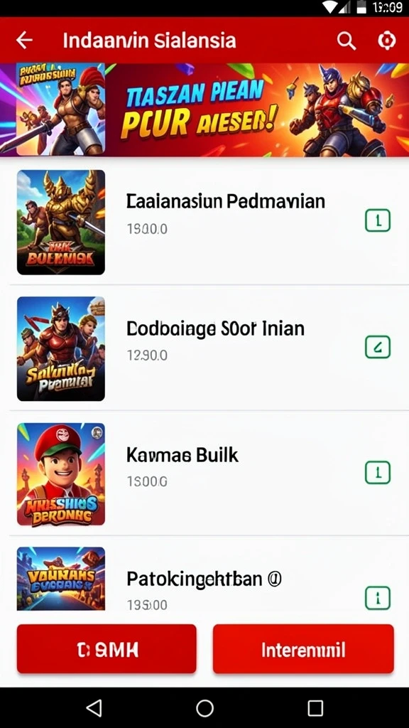 Tangkapan layar gameplay yang penuh aksi dan seru.
