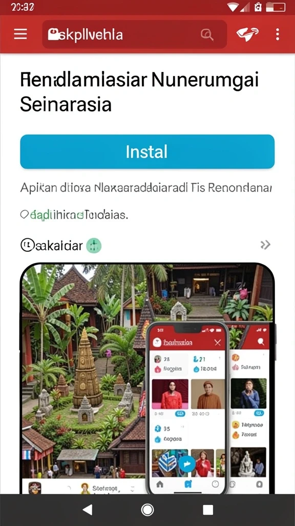 Screenshot menunjukkan karakter utama dalam aksi.