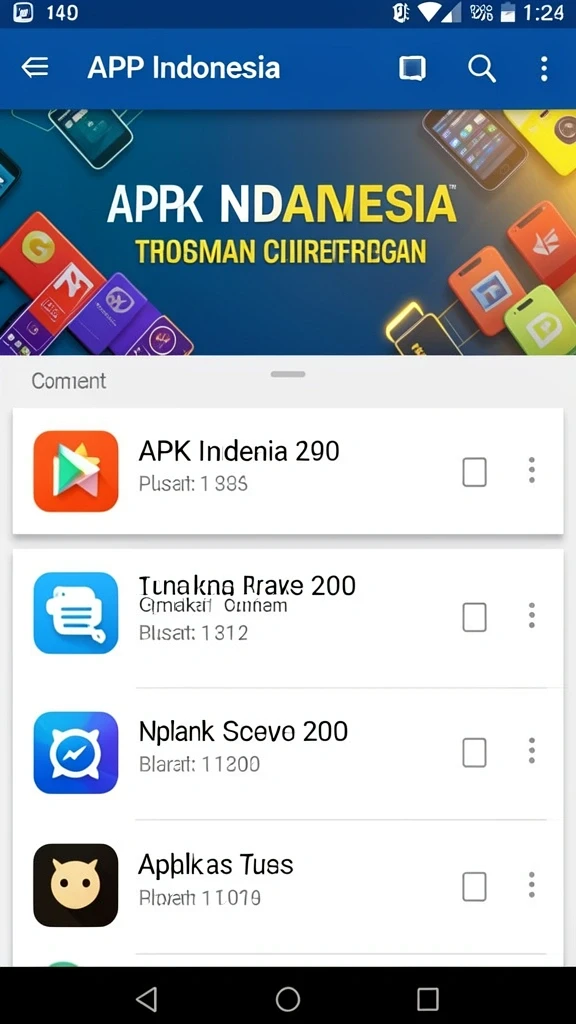 Tampilan awal permainan yang menarik dan penuh warna.