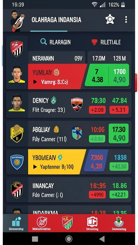 Berbagai permainan seru yang tersedia untuk dimainkan.