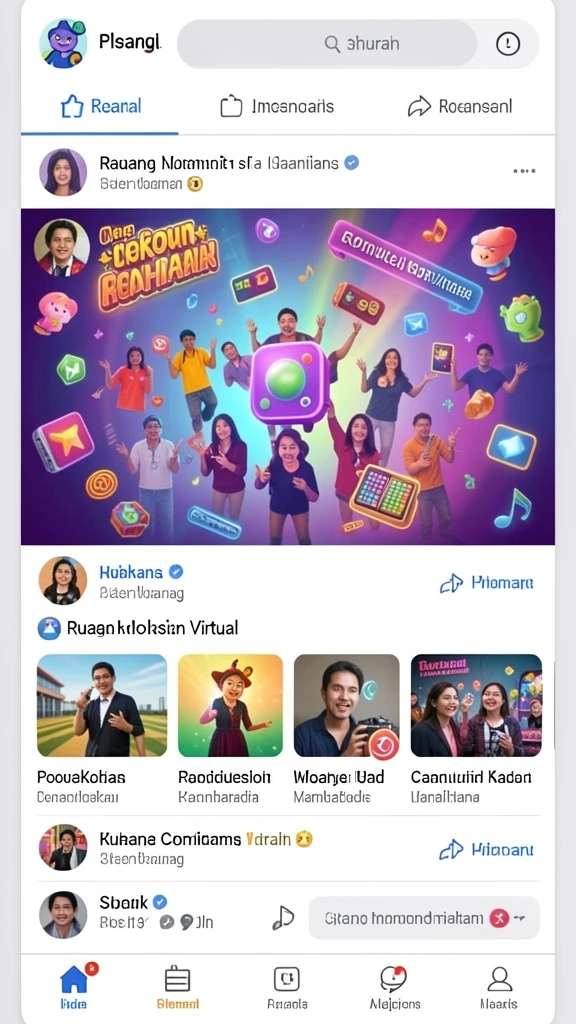 Tangkapan layar menampilkan grafis yang menawan.