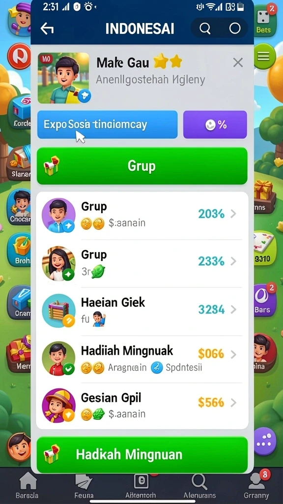 Fitur mini-game yang seru dan menghibur.