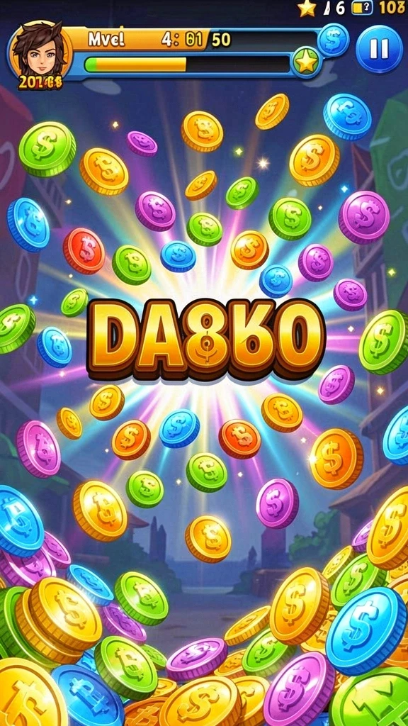 Tampilan permainan slot yang menarik dan penuh warna.