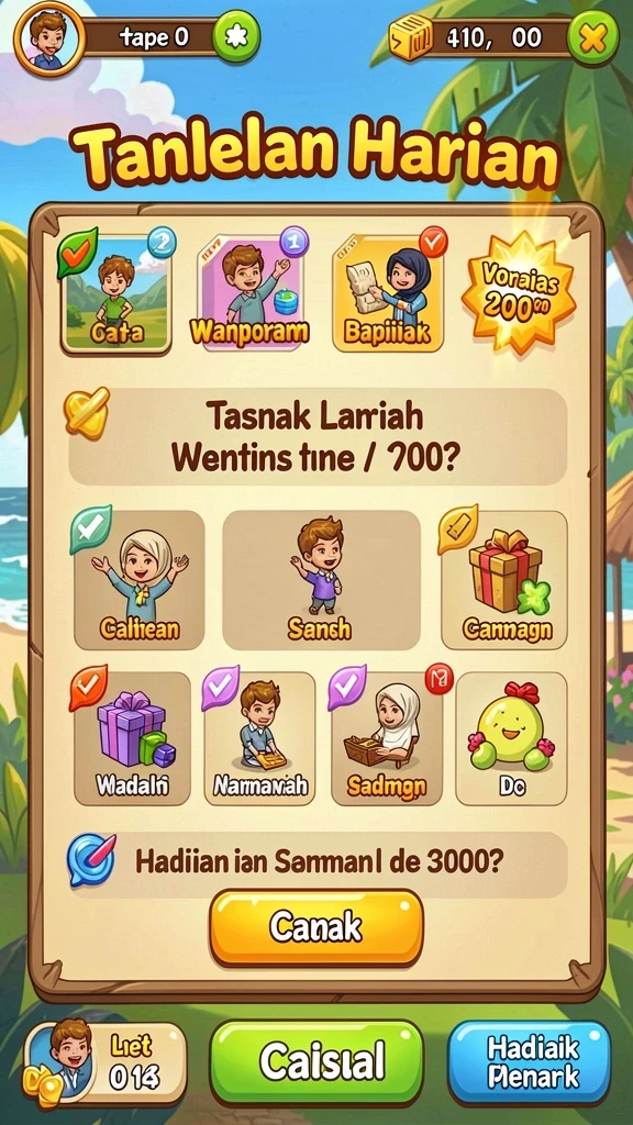 Tampilan antarmuka yang ramah pengguna.