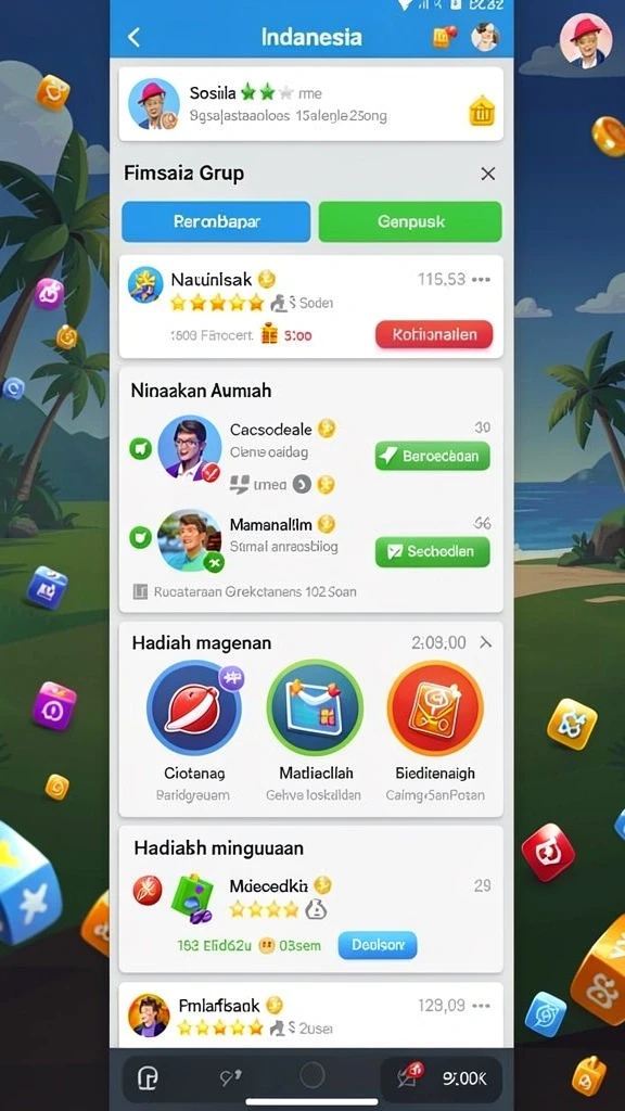 Tampilan menarik dari permainan slot di MEGA777.