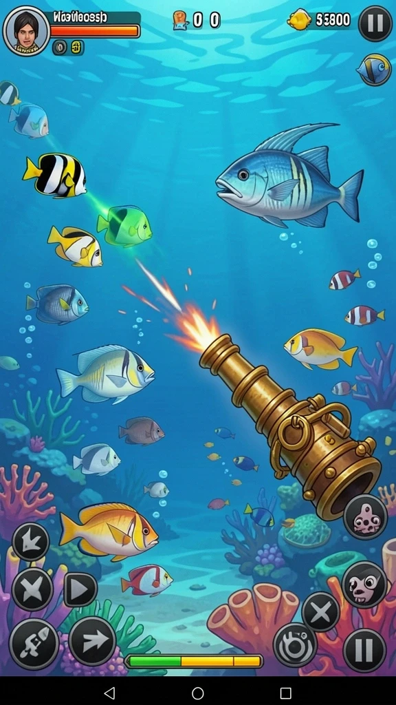Screenshot interaksi antara pemain dalam mode multiplayer.