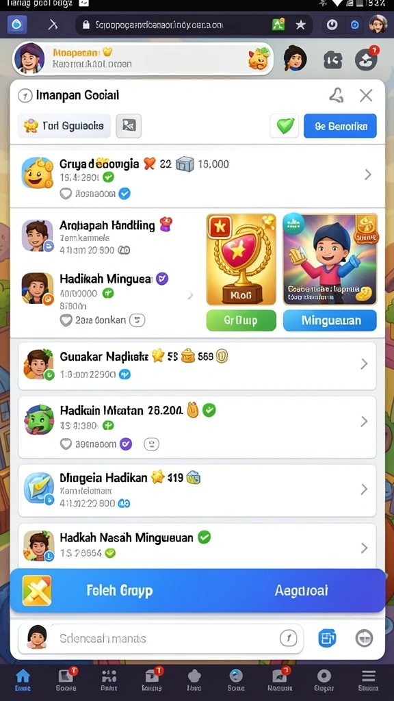 Misi menantang yang seru dan kreatif.