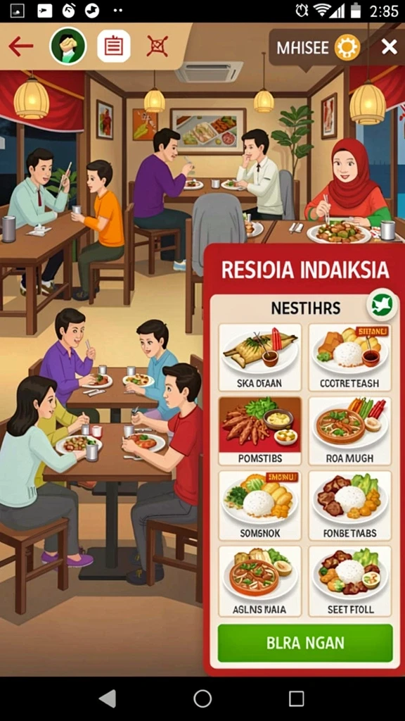 Beragam pilihan permainan dengan pembaruan rutin.