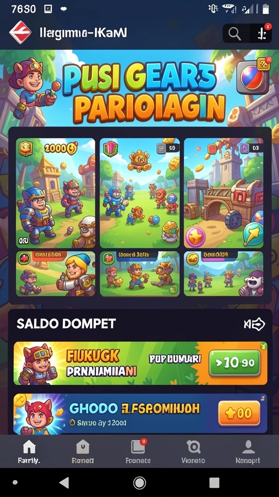 Karakter unik yang siap untuk dipilih dan dimainkan.