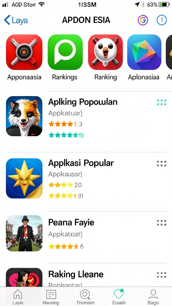 Karakter-karakter unik dan menarik dalam permainan.
