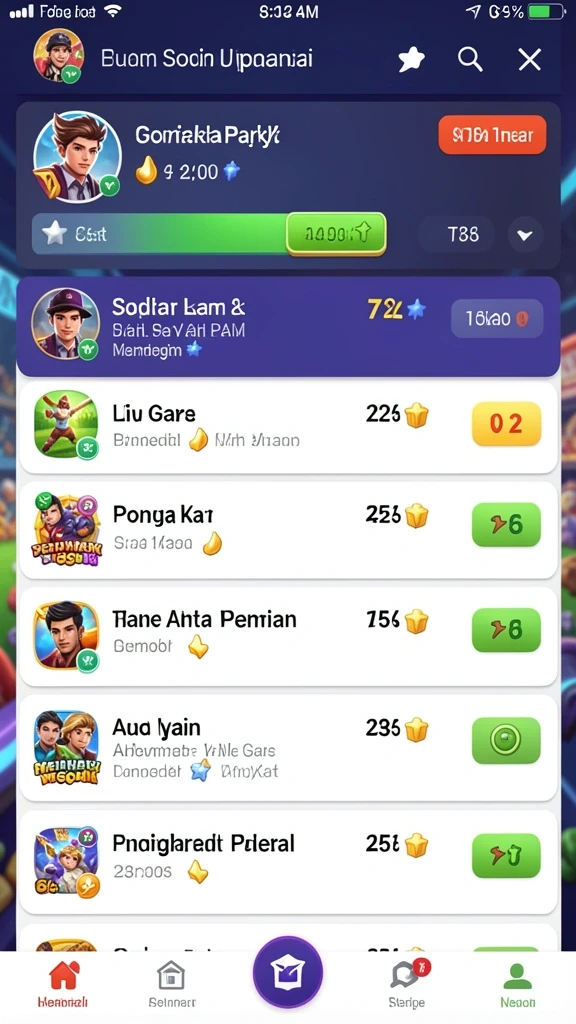 Tampilan antarmuka yang menarik dan modern.