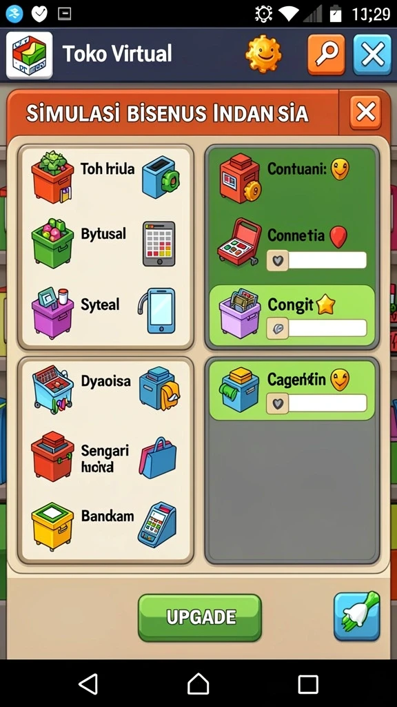Antarmuka pengguna yang intuitif dan mudah digunakan.