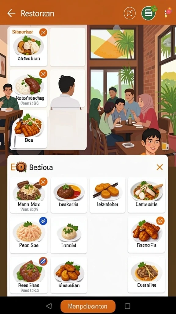 Interaksi antar pemain di forum komunitas.