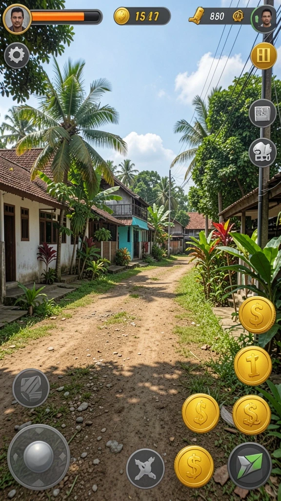 Pemandangan dunia maya yang menakjubkan.