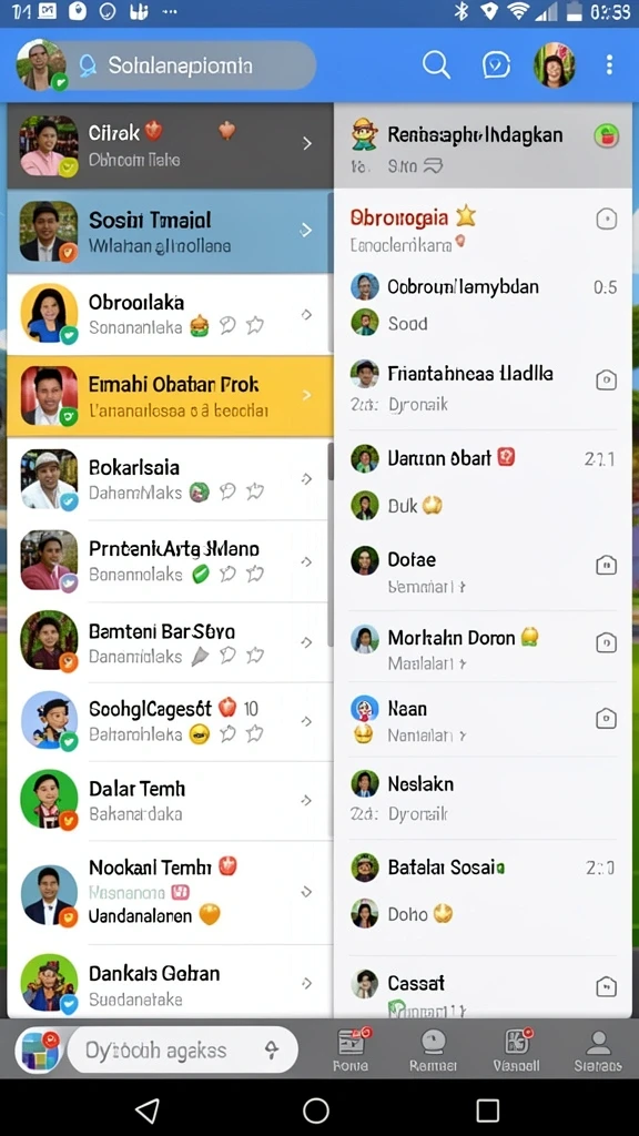 Tampilan antarmuka yang intuitif dan mudah dinavigasi.