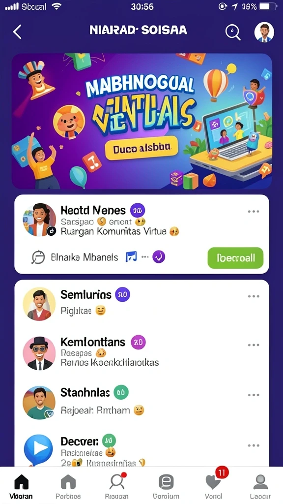 Tampilan antarmuka yang menarik dan user-friendly.