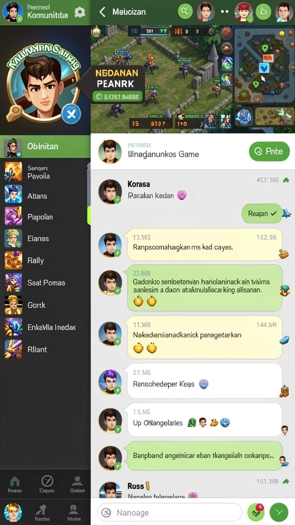 Momen seru saat menyelesaikan misi dalam permainan.
