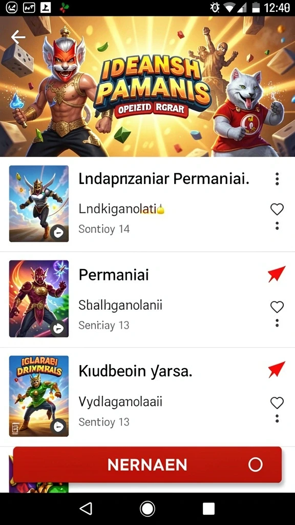 Screenshot menampilkan Vespa yang dikustomisasi dengan aksesori unik.